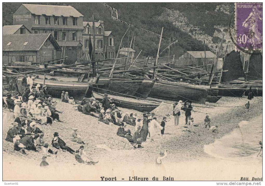 CPA (76) YPORT -  L'Heure Du Bain - - Yport