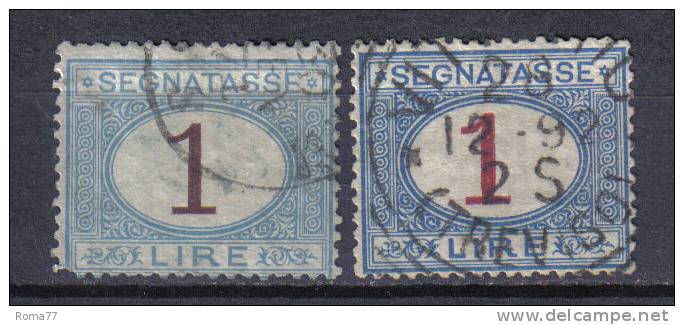 SS3155 - REGNO 1870 , Segnatasse Il N. 11 Ed Il N. 27 - Taxe