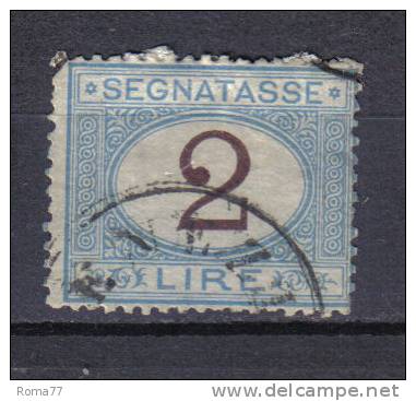 SS3159 - REGNO 1870 , Segnatasse 2 Lire N. 12 Usato - Strafport
