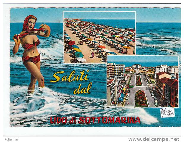 PO0796A # CHIOGGIA - LIDO Di SOTTOMARINA - Vedutine Con PIN UP - PINUP - DONNINA VG 1971 - Chioggia