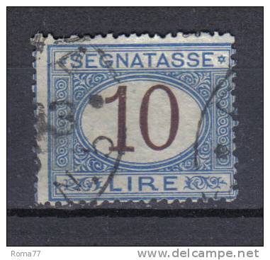 SS3164 - REGNO 1870 , Segnatasse 10 Lire N. 14 - Strafport