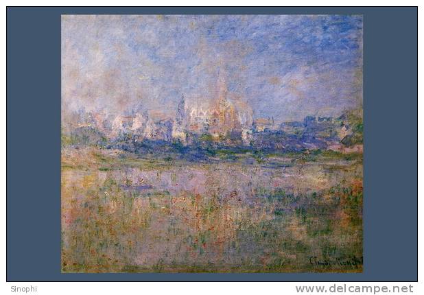 A58-48  @   France Impressionisme Oil Painting Claude Monet  , ( Postal Stationery , Articles Postaux ) - Impresionismo