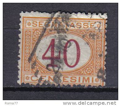 SS3178 - REGNO 1890 , Segnatasse 40 Cent N. 24 - Taxe