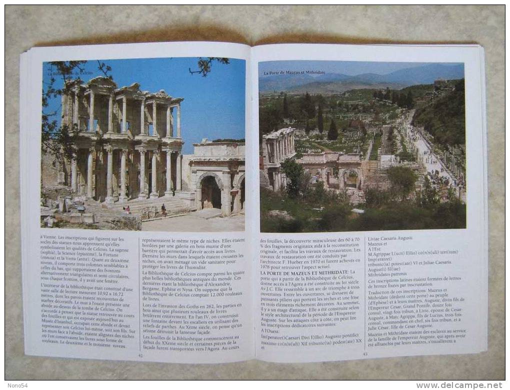 Brochure Sur EPHESE, Site Romain En Turquie. - Archeology