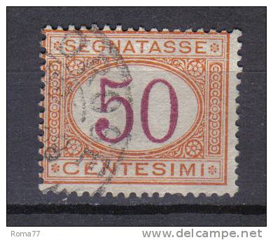 SS3179 - REGNO 1890 , Segnatasse 50 Cent N. 25 - Taxe