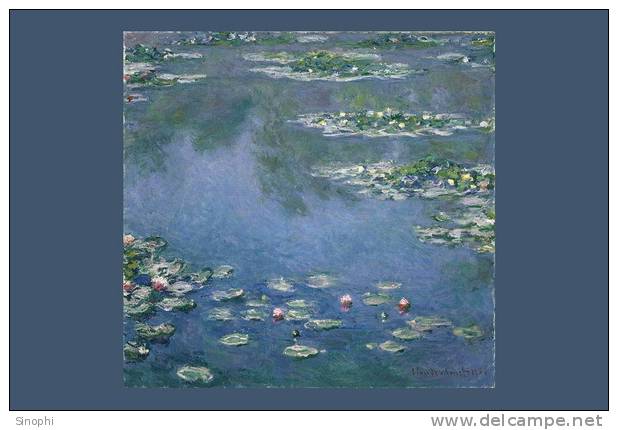 A58-77  @   France Impressionisme Oil Painting Claude Monet  , ( Postal Stationery , Articles Postaux ) - Impresionismo