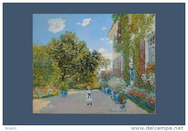 A58-79  @   France Impressionisme Oil Painting Claude Monet  , ( Postal Stationery , Articles Postaux ) - Impresionismo