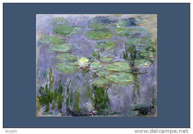 A58-82  @   France Impressionisme Oil Painting Claude Monet  , ( Postal Stationery , Articles Postaux ) - Impresionismo