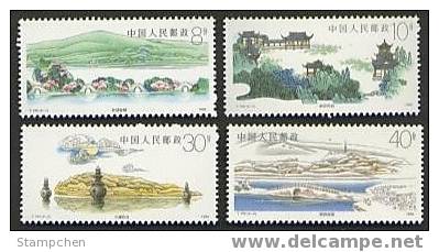 China 1989 T144 West Lake Stamps Bridge Pagoda 4 Seasons - Water