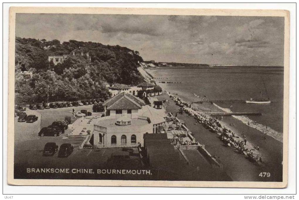 - BRANKSOME CHINE, BOURNEMOUTH. - Scan Verso - - Bournemouth (depuis 1972)