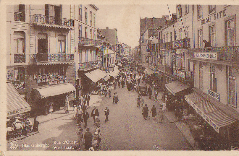 Belgique - Blankenberghe - Commerces Nougat Bière - Rue D'Ouest - Westraat - Blankenberge