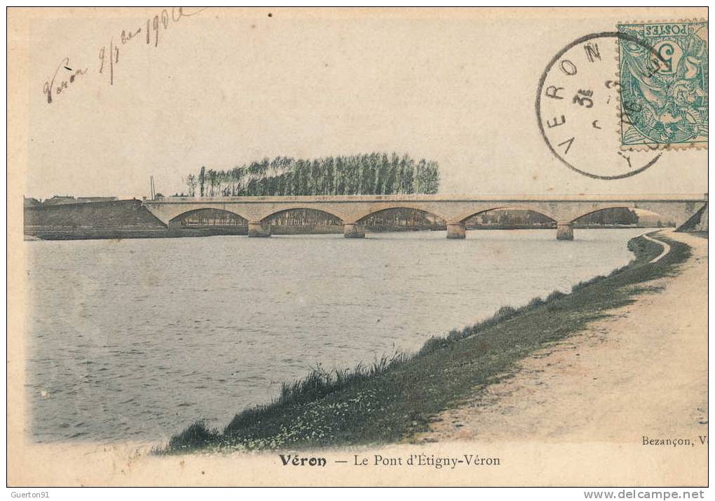 CPA (89)  VÉRON - Le Pont D´étigny - Véron - - Veron