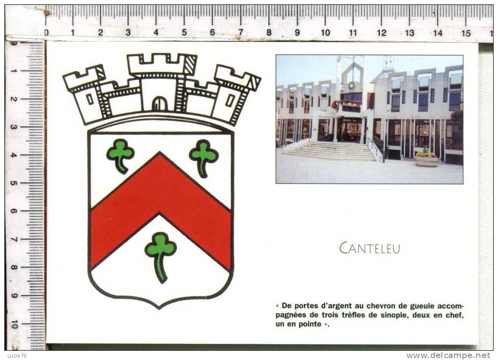 CANTELEU   -  Les Armoiries   -  Série  : Les Armoiries De La Seine Maritime - Canteleu