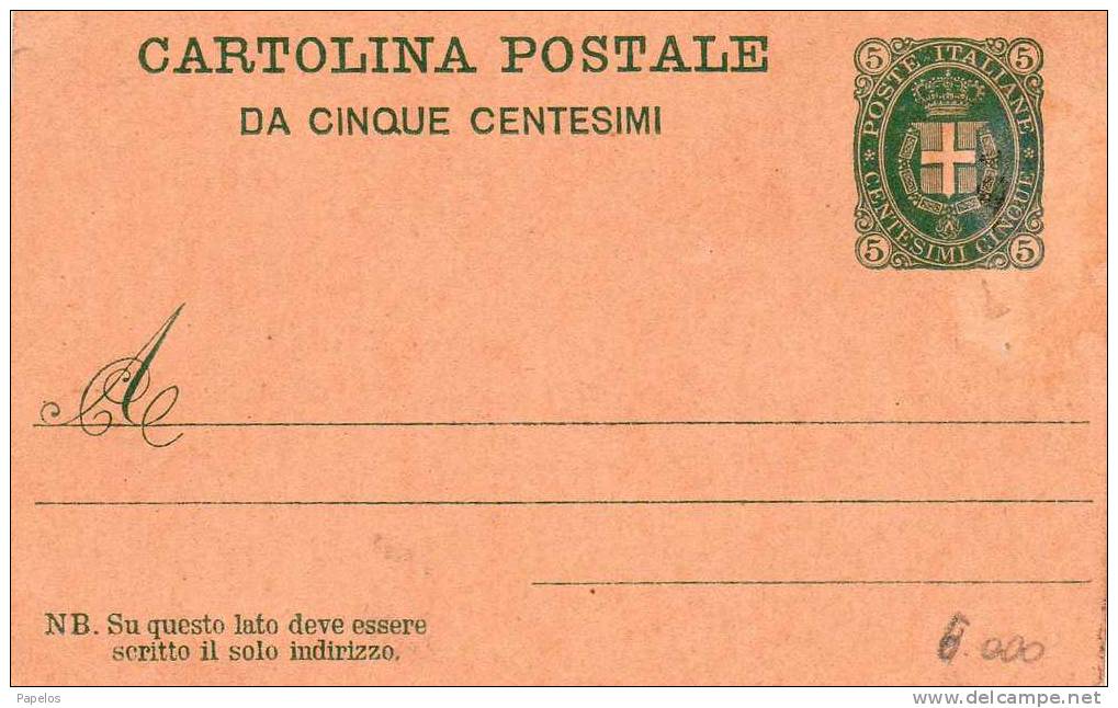 CARTOLINA INTERO N° 11 NUOVA - Interi Postali