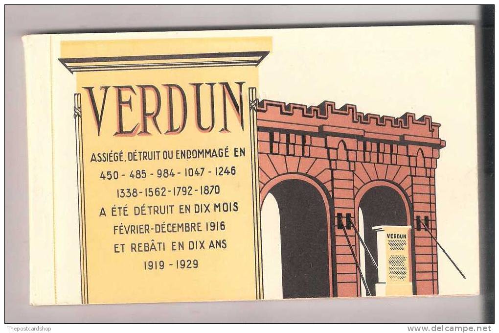 CPA 55 MEUSE  VERDUN Beau Carnet De 20 Vues CARTE POSTALE FRANCE - Verdun