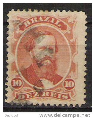 M628.-.  BRASIL / BRÈSIL .-. 1866.-.MI # : 23 .-. USED.-. KAISER PEDRO II - Used Stamps