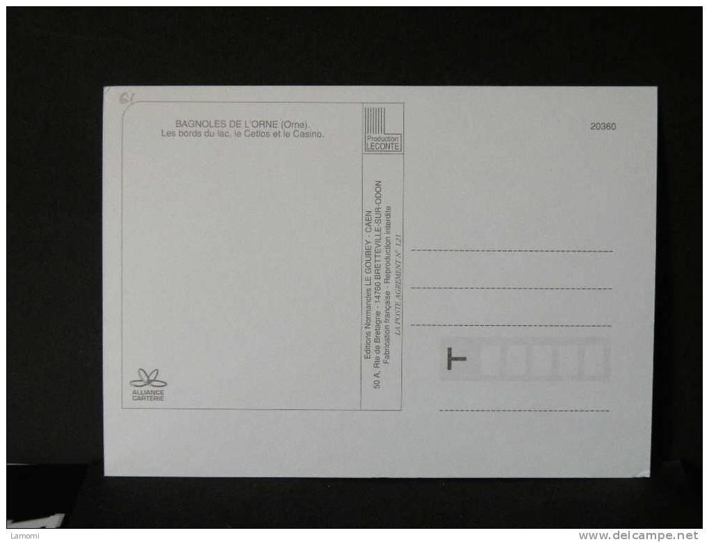 France Cartes Postales - 61 Orne, Bagnoles De L'Orne Panorama - Non Circulé - Bagnoles De L'Orne
