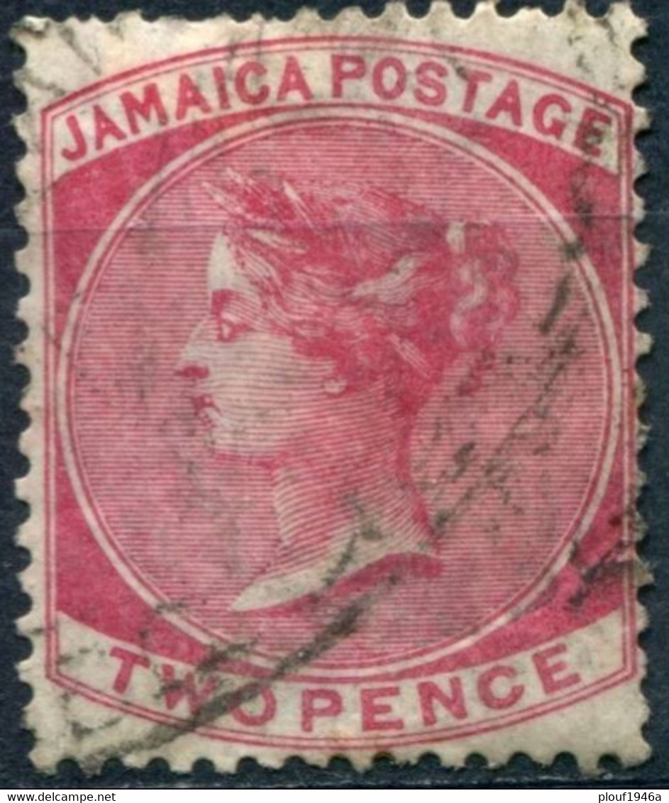 Pays : 252 (Jamaïque : Colonie Britannique)  Yvert Et Tellier N° :      9 (o) ; SG JM 9 A - Jamaica (...-1961)