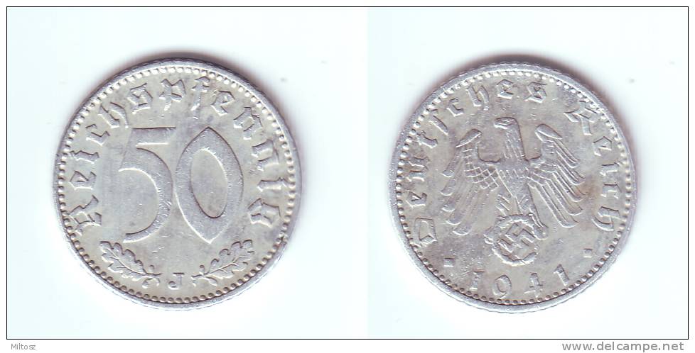 Germany 50 Reichspfennig 1941 J - 50 Reichspfennig