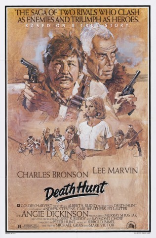 Art Print Reproduction On Original Painting Canvas, New Picture, Movie, Film, Placard, Poster, Death Hunt, Lee Marvin - Publicidad