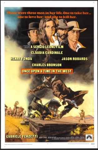 Art Print Reproduction On Original Painting Canvas, New Picture, Movie, Film, Placard, Once Upon A Time In The West - Bioscoopreclame