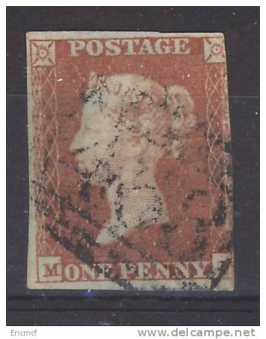1841 1d Red 3+ Margins - Used Stamps