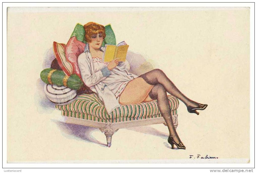 FRANCE - ILLUSTRATEURS - « F.Fabiano»- Paresse Série Nº 5 - 21 Par F. FABIANO Carte Postale - Fabiano