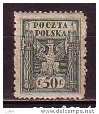 R2942 - POLOGNE POLAND Yv N°166 * - Unused Stamps