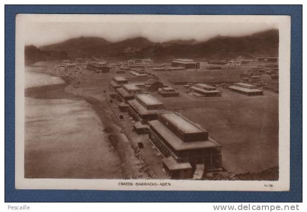 YEMEN - CP CRATER BARRACKS ADEN - EGYPTIAN CIGARETTES FACTORY M. S. LEHEM & Co ADEN - N° 38 - Jemen