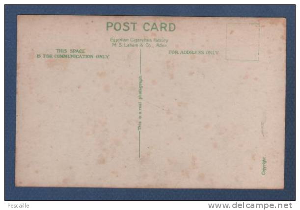 YEMEN - CP CRATER BARRACKS ADEN - EGYPTIAN CIGARETTES FACTORY M. S. LEHEM & Co ADEN - N° 38 - Yemen