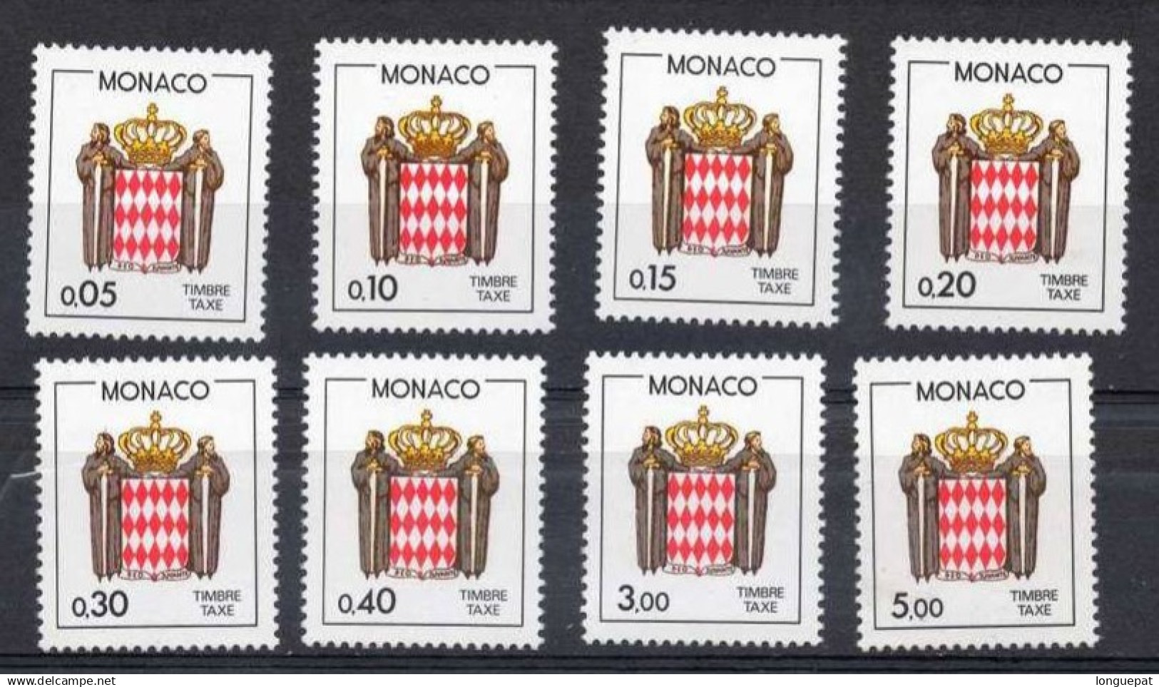 MONACO : Timbre -taxe - Ecusson  De Monaco Stylisé - Postage Due