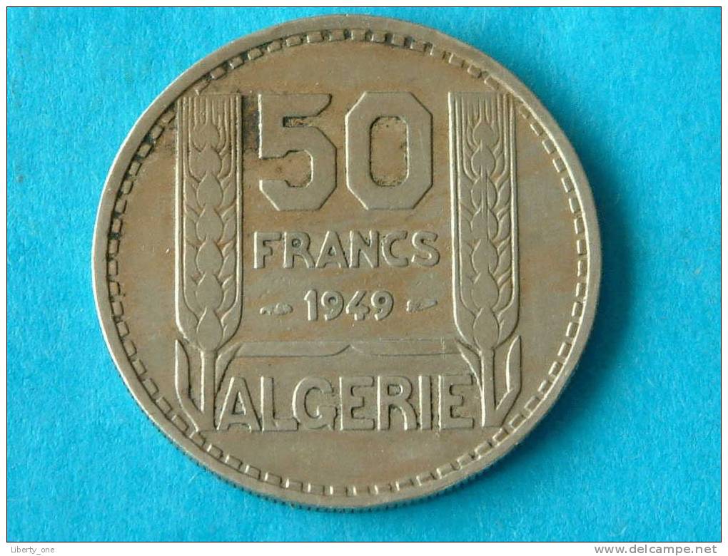 1949 - 50 FRANCS / KM 92 ( For Grade, Please See Photo ) ! - Algeria