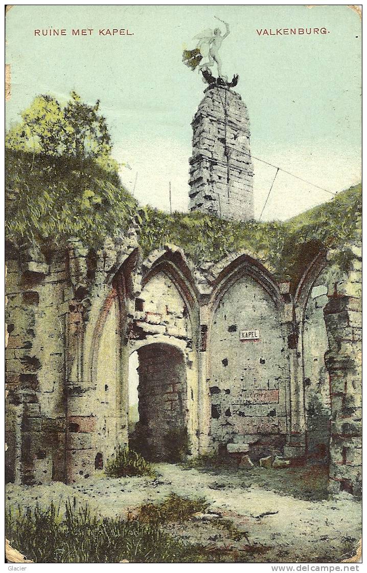 VALKENBURG - Ruine Met Kapel - Kunstchromo N° 417 - Schaefer Amst. - Valkenburg