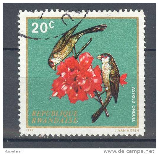 Rwanda 1972 Mi. 500     20 C Bird Vogel - Gebraucht