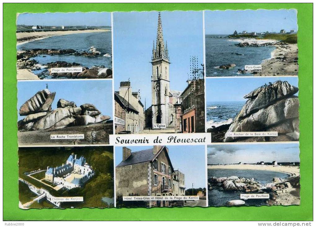 PLOUESCAT 1960 SOUVENIR CARTE EN BON ETAT - Plouescat