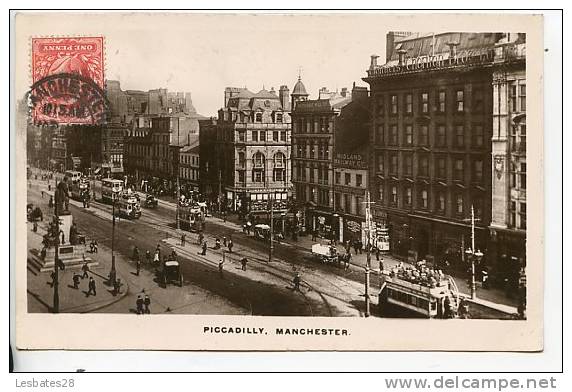 CPA -LONDON.-PICCADILLY, MANCHESTER.-  -Oct 149 - Piccadilly Circus