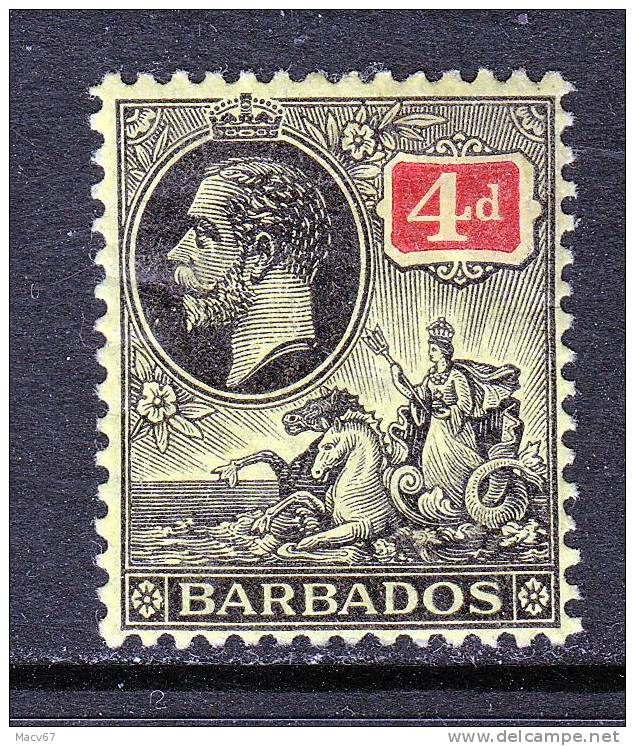 Barbados 122    *   Wmk 3 Multi CA - Barbados (...-1966)