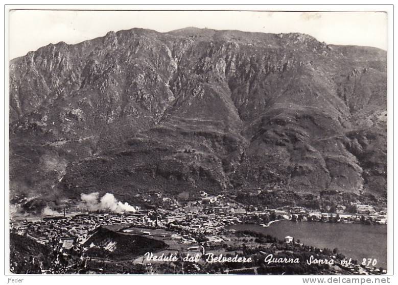 PIEMONTE -  Verbania -	Quarna Sopra -	Veduta Dal Belvedere - Verbania