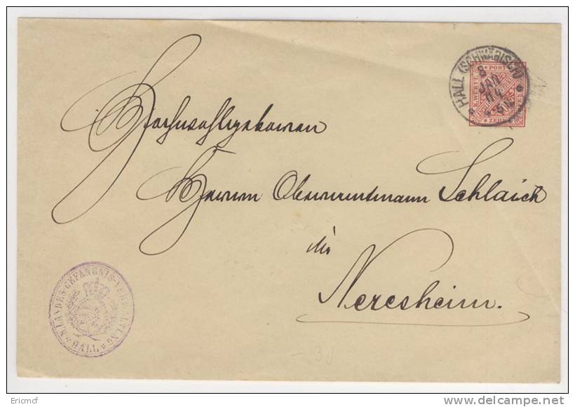 Wurttemberg 1904 10pf Printed Stationery Cover - Autres & Non Classés