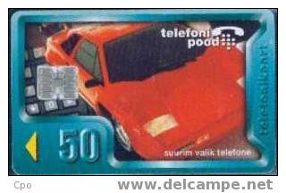 # ESTONIA ET64 Telephone Shops 50 Sc7 07.97 -car,voiture- Tres Bon Etat - Estonia