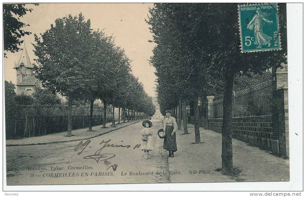 CORMEILLES EN PARISIS - Le Boulevard De La Gare - Cormeilles En Parisis