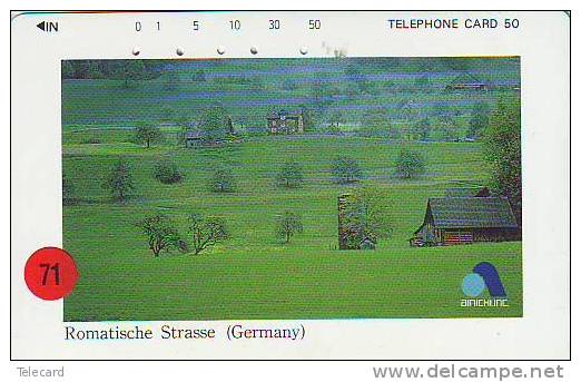 Télécarte Japon - GERMANY Related  Deutschland Related Karte (71) - Landscapes