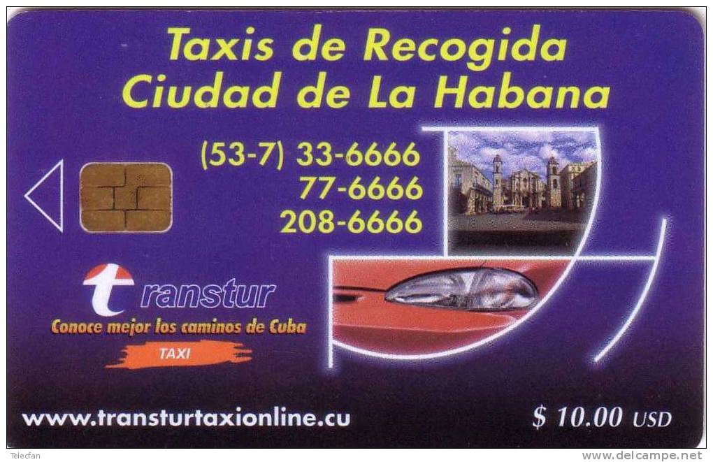 CUBA TRANSTUR RENT A CAR 10$ UT 20000 EX  SUPERBE - Cuba