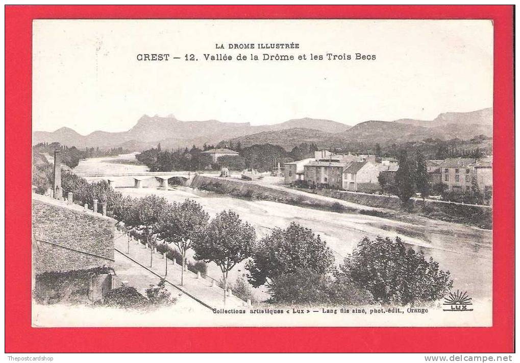 26 Crest Vallée De La Drome Et Les Trois Becs LA DROME ILLUSTREE + STAMP MORE CHEAP FRANCE LISTED - Crest