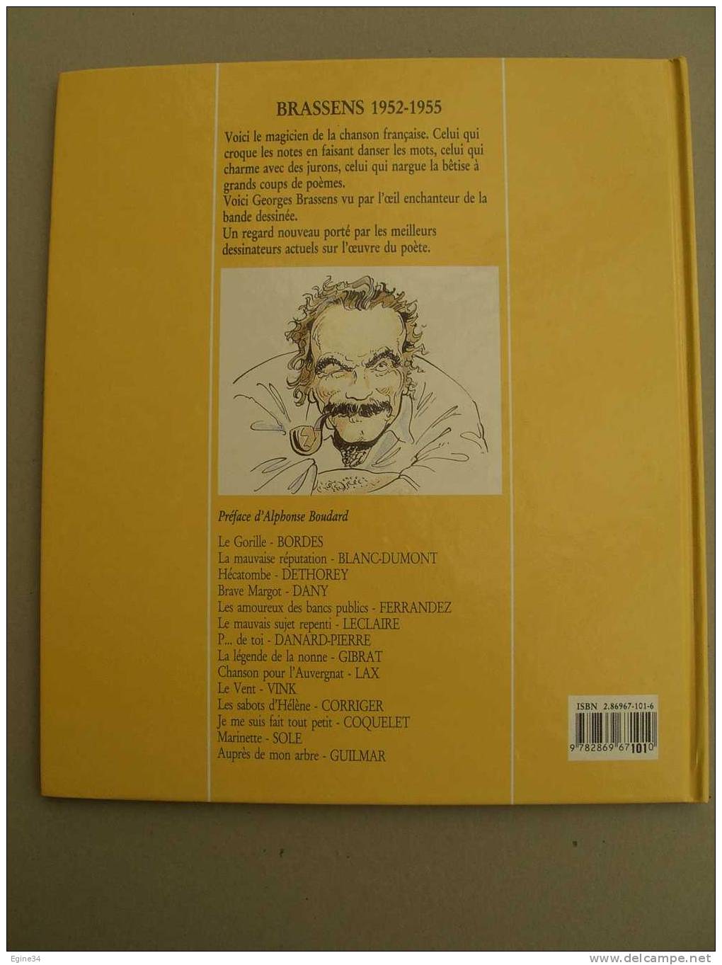 BRASSENS 1952-1955  - Préface D'Alphonse Boudard  - 14 Chansons Illustrées - Música