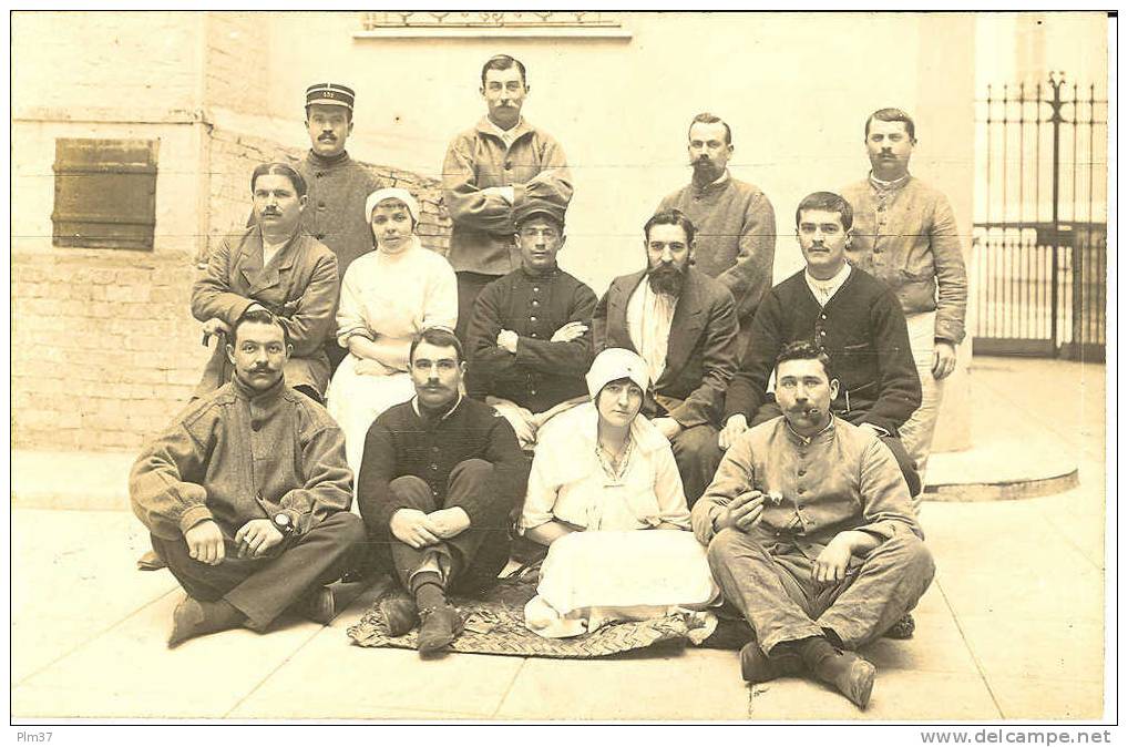 NICE - Carte Photo  - Hopital Militaire - Santé, Hôpitaux