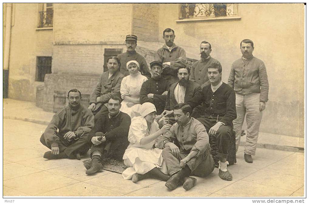 NICE - Carte Photo  - Hopital Militaire - Santé, Hôpitaux