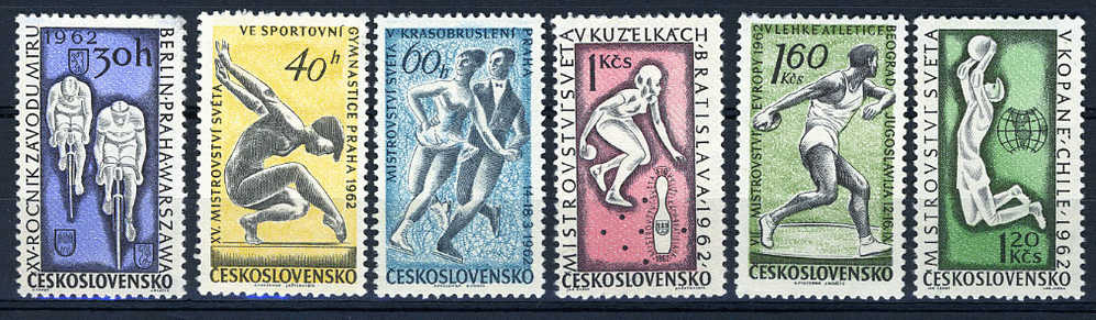 1962 - CECOSLOVACCHIA - TCHECOSLOVAQUIE - Yv. Nr. 1194/99 -  MNH - Neufs