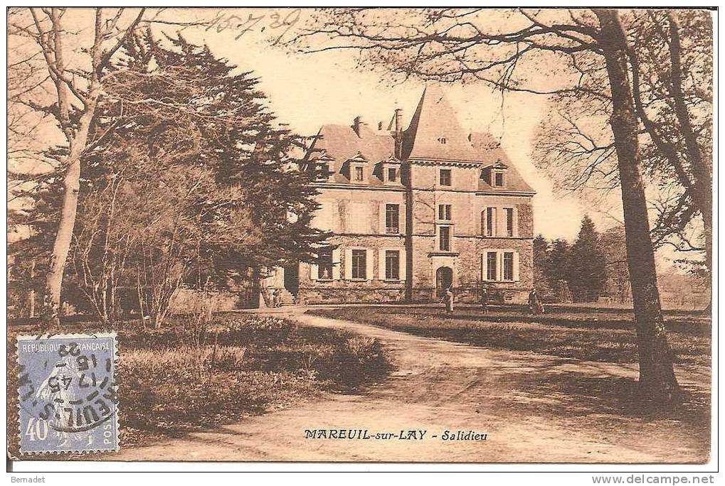 MAREUIL SUR LAY .. SALIDIEU - Mareuil Sur Lay Dissais