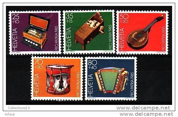 SUISSE.1985.PRO PATRIA.. (YVERT N° 1225-1229) - Ungebraucht